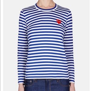 Comme des Garcons PLAY stripe t-shirt